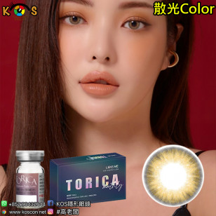 【散光】Lensme Torica Sugarpearl Moonlight Brown 토리카 슈가펄 문라이트 브라운 (난시 교정용)  每月抛棄散光彩妝隱形眼鏡